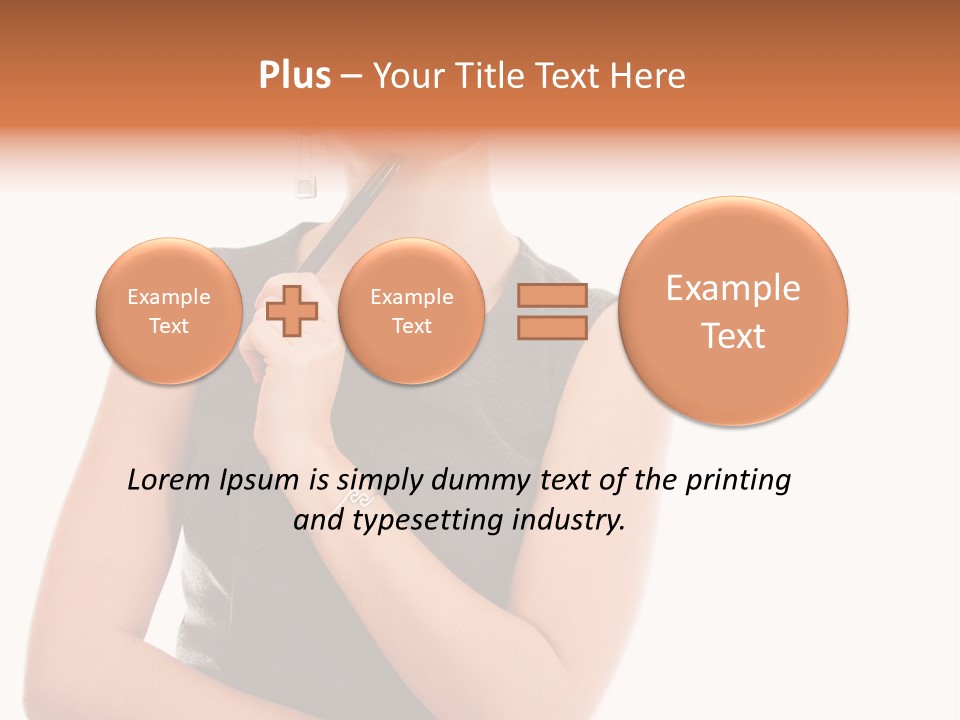 Professional Studio Pensive PowerPoint Template