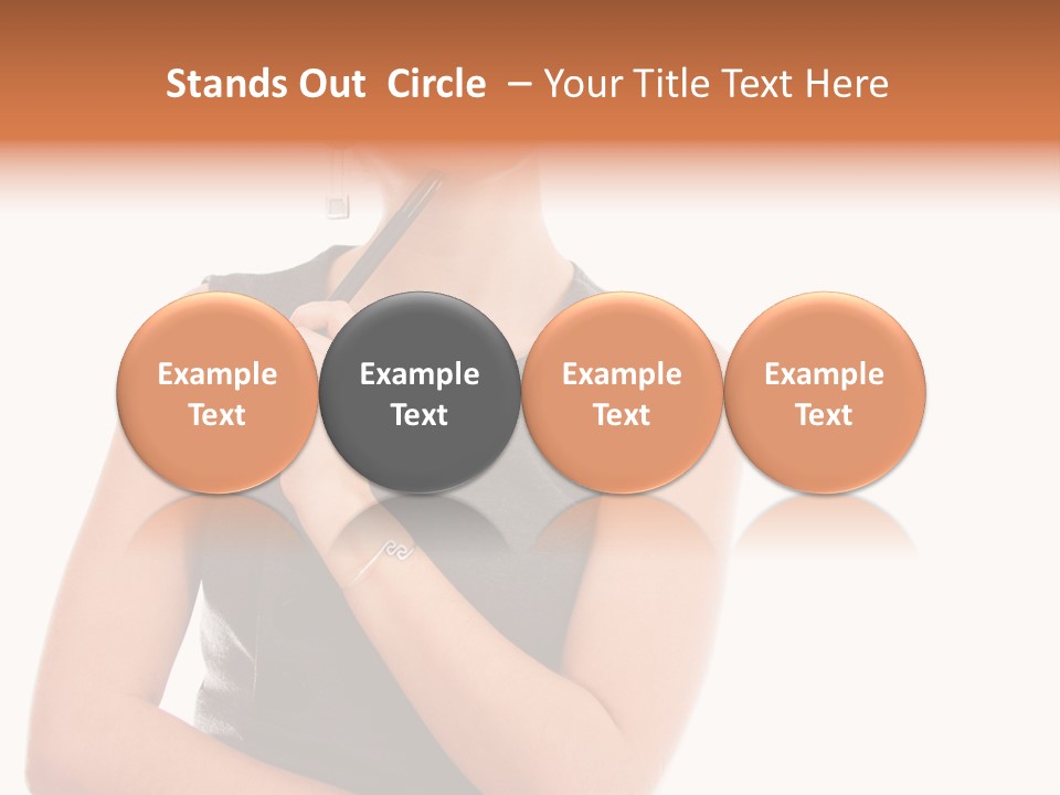 Professional Studio Pensive PowerPoint Template