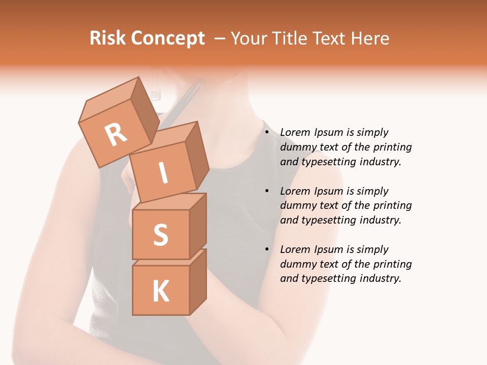 Professional Studio Pensive PowerPoint Template