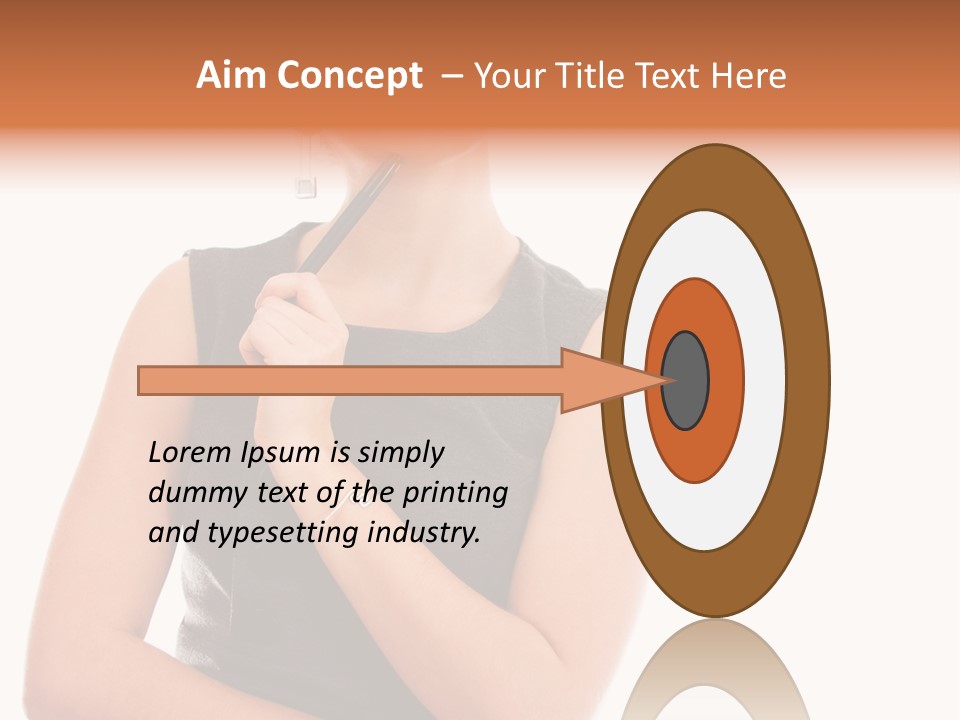 Professional Studio Pensive PowerPoint Template