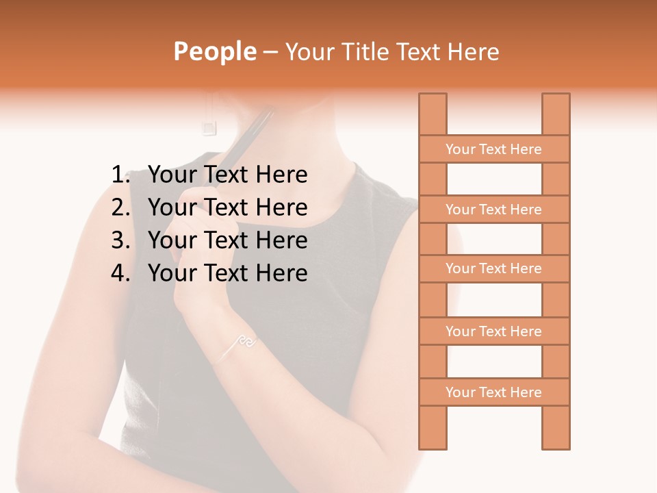 Professional Studio Pensive PowerPoint Template