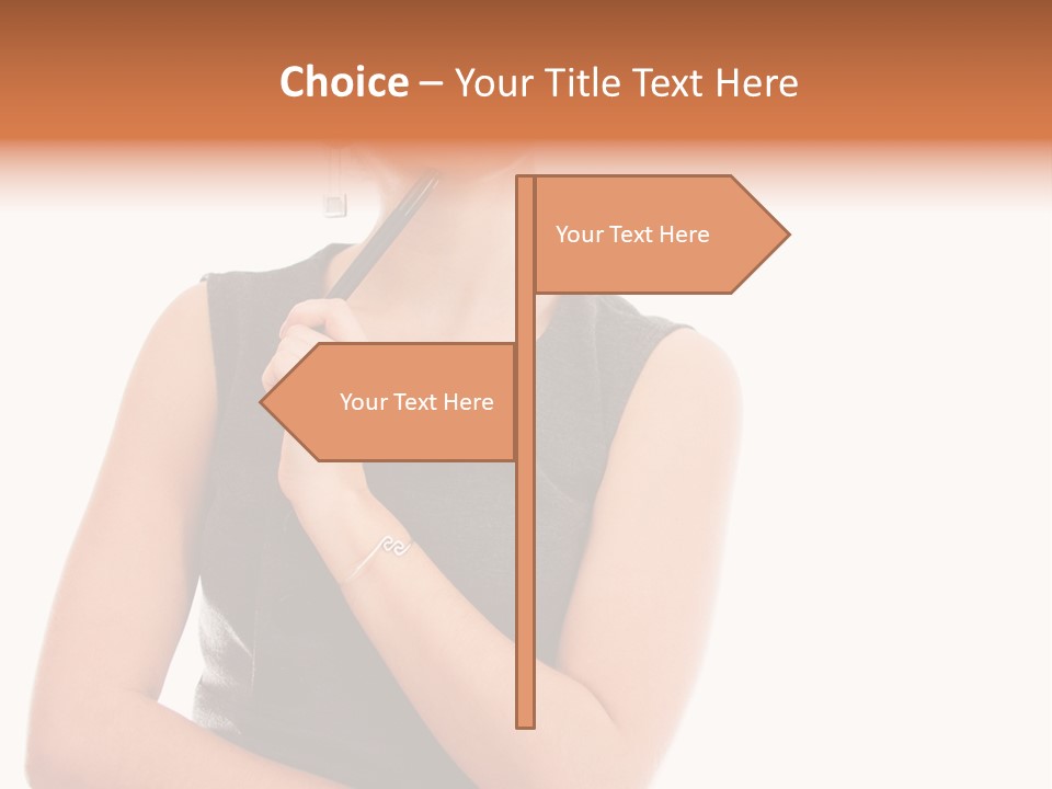 Professional Studio Pensive PowerPoint Template
