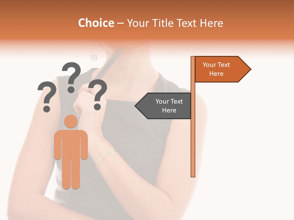 Professional Studio Pensive PowerPoint Template