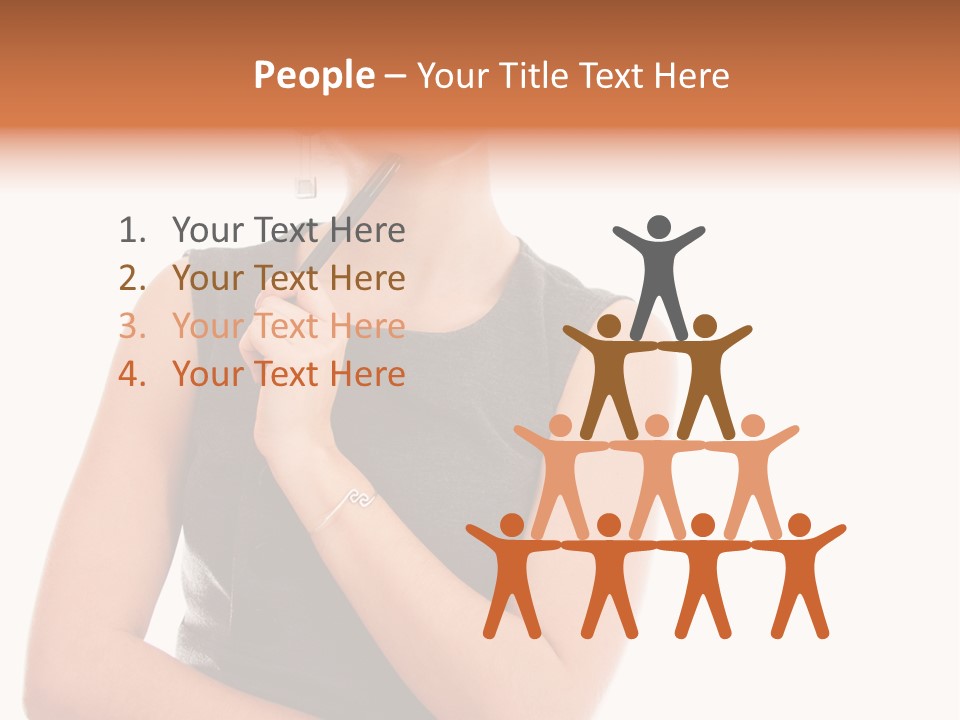 Professional Studio Pensive PowerPoint Template