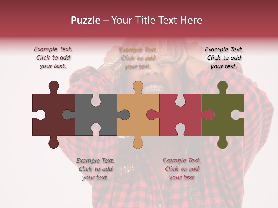 Woman Attractive Lovely PowerPoint Template