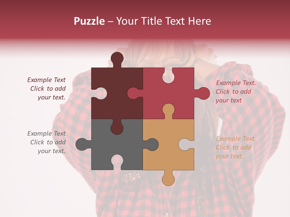 Woman Attractive Lovely PowerPoint Template