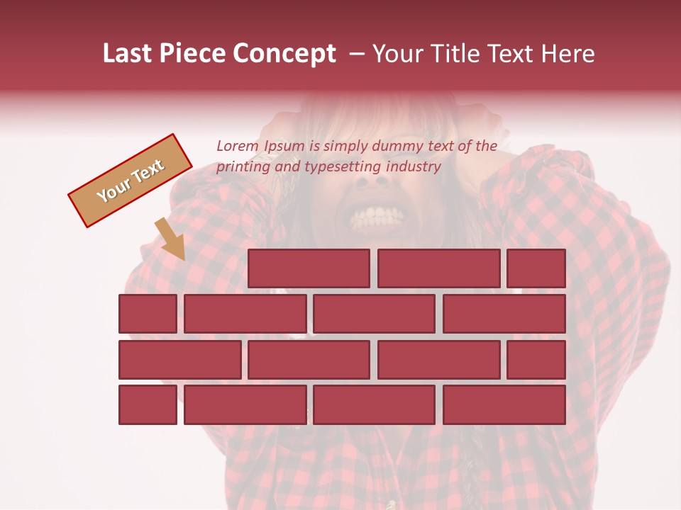 Woman Attractive Lovely PowerPoint Template