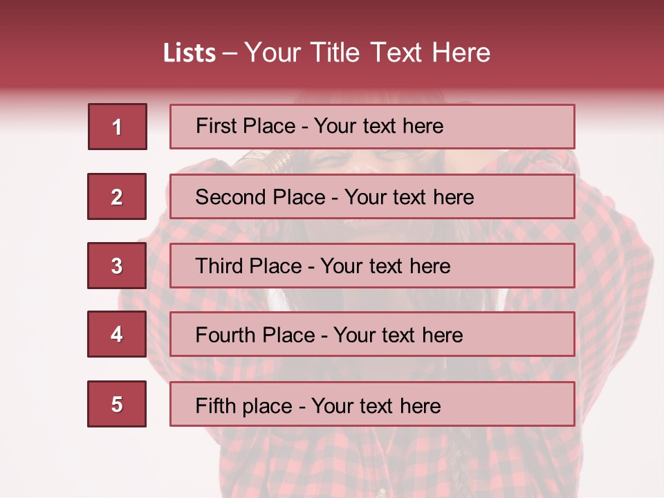 Woman Attractive Lovely PowerPoint Template