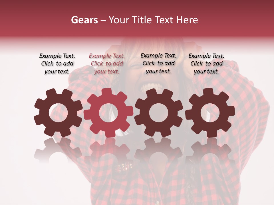 Woman Attractive Lovely PowerPoint Template