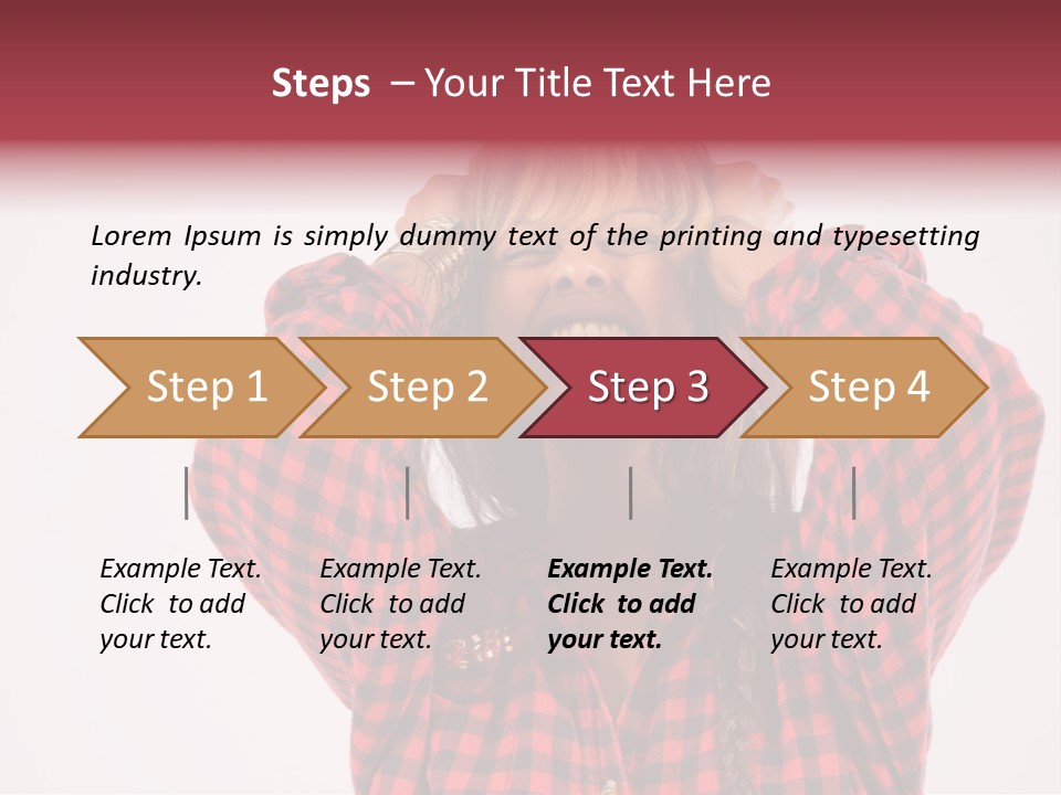 Woman Attractive Lovely PowerPoint Template