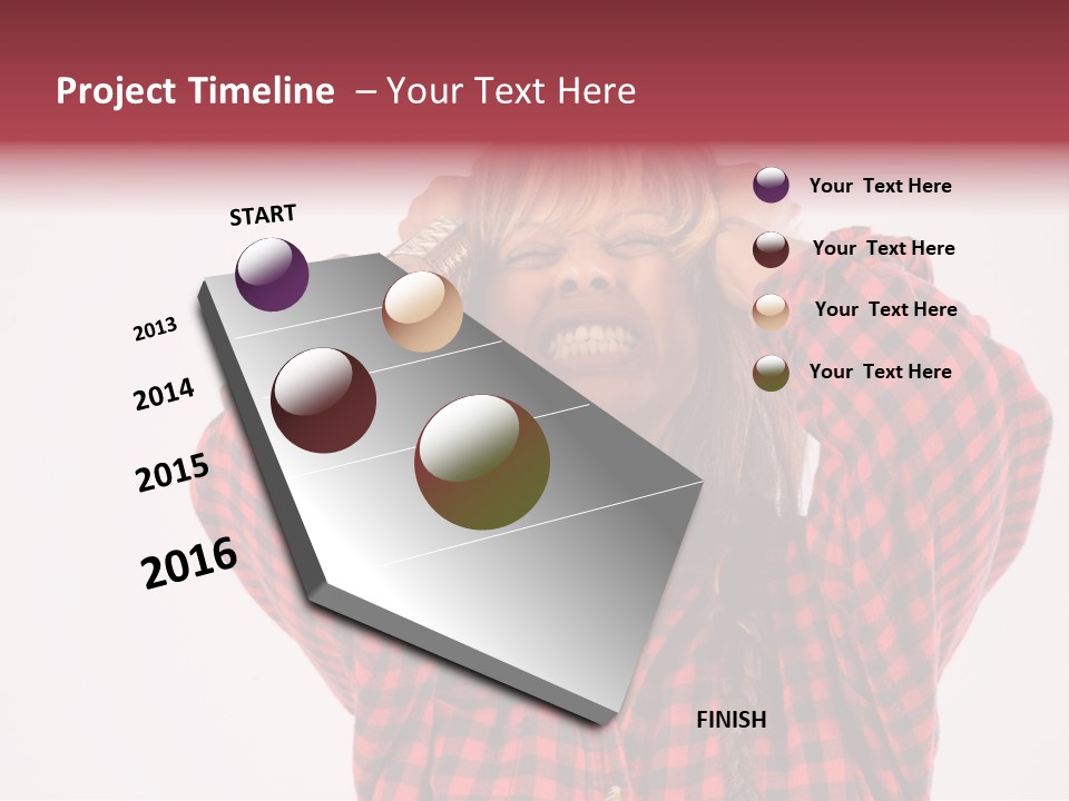 Woman Attractive Lovely PowerPoint Template