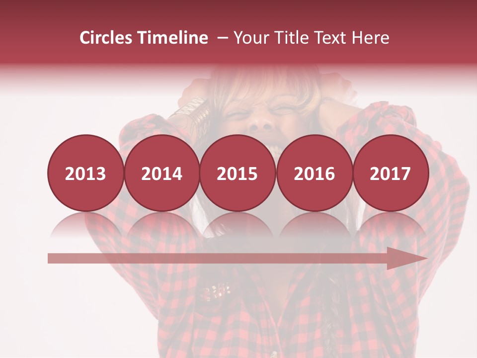 Woman Attractive Lovely PowerPoint Template