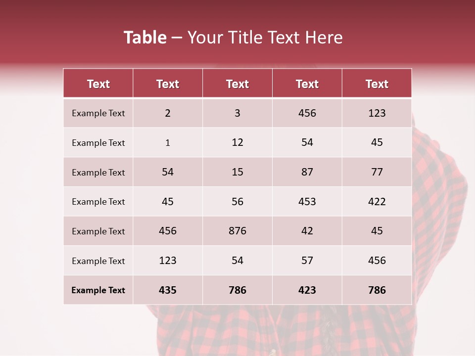 Woman Attractive Lovely PowerPoint Template