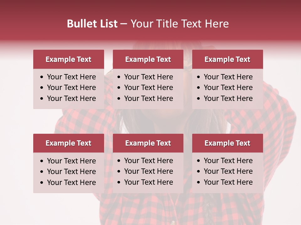 Woman Attractive Lovely PowerPoint Template