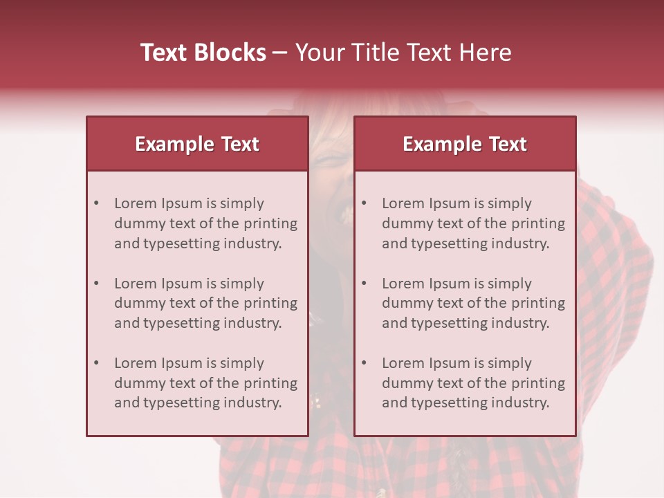 Woman Attractive Lovely PowerPoint Template