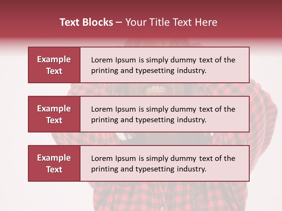 Woman Attractive Lovely PowerPoint Template