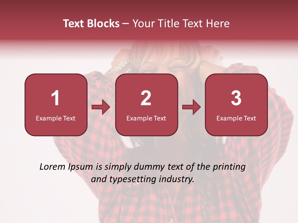 Woman Attractive Lovely PowerPoint Template