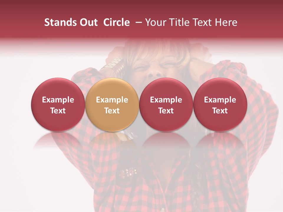 Woman Attractive Lovely PowerPoint Template