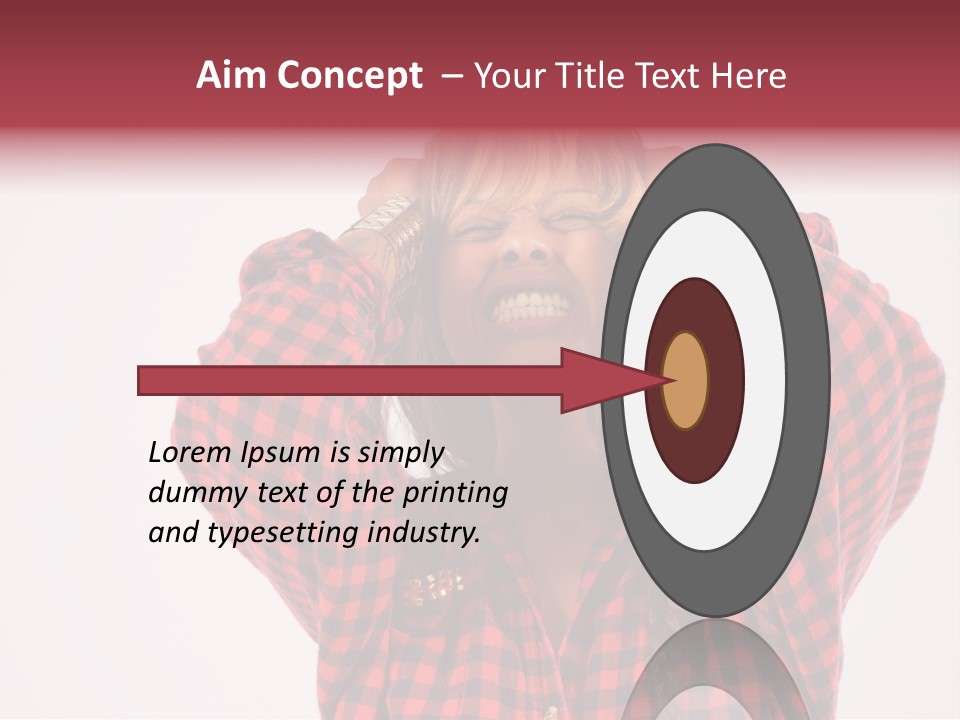 Woman Attractive Lovely PowerPoint Template