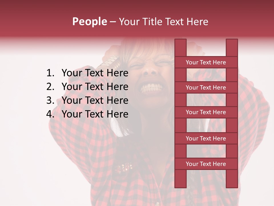 Woman Attractive Lovely PowerPoint Template