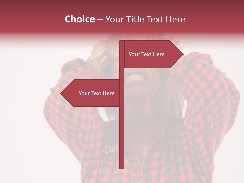 Woman Attractive Lovely PowerPoint Template