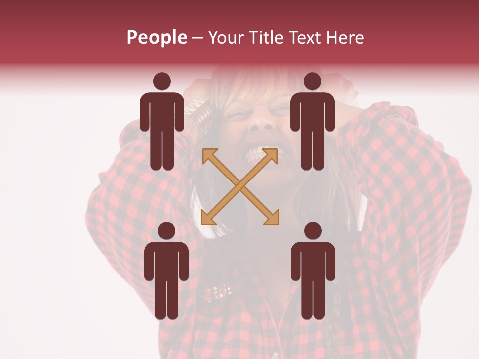 Woman Attractive Lovely PowerPoint Template