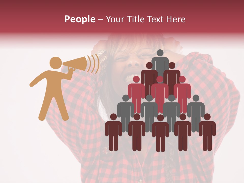 Woman Attractive Lovely PowerPoint Template