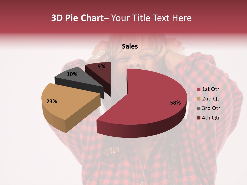 Woman Attractive Lovely PowerPoint Template