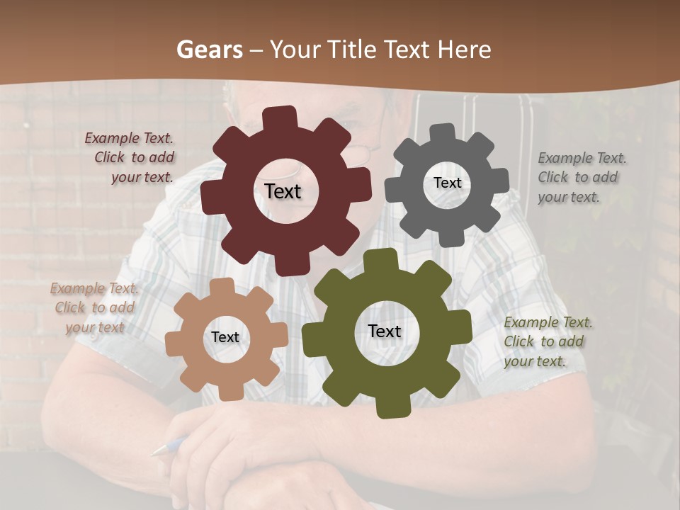 Model Review Correspondence PowerPoint Template