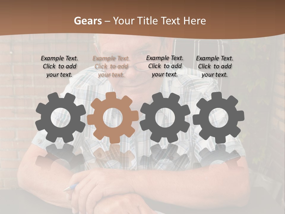 Model Review Correspondence PowerPoint Template