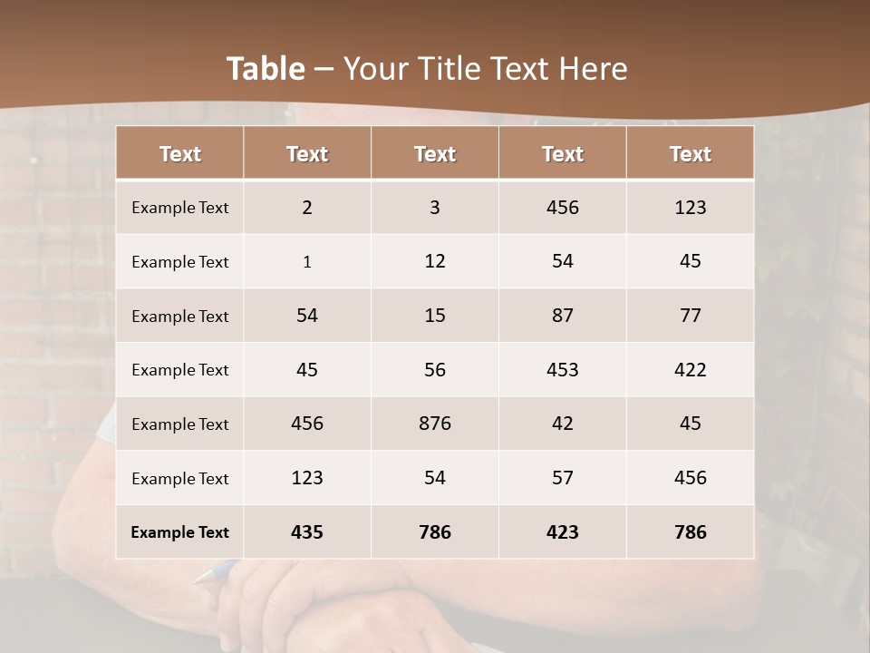 Model Review Correspondence PowerPoint Template
