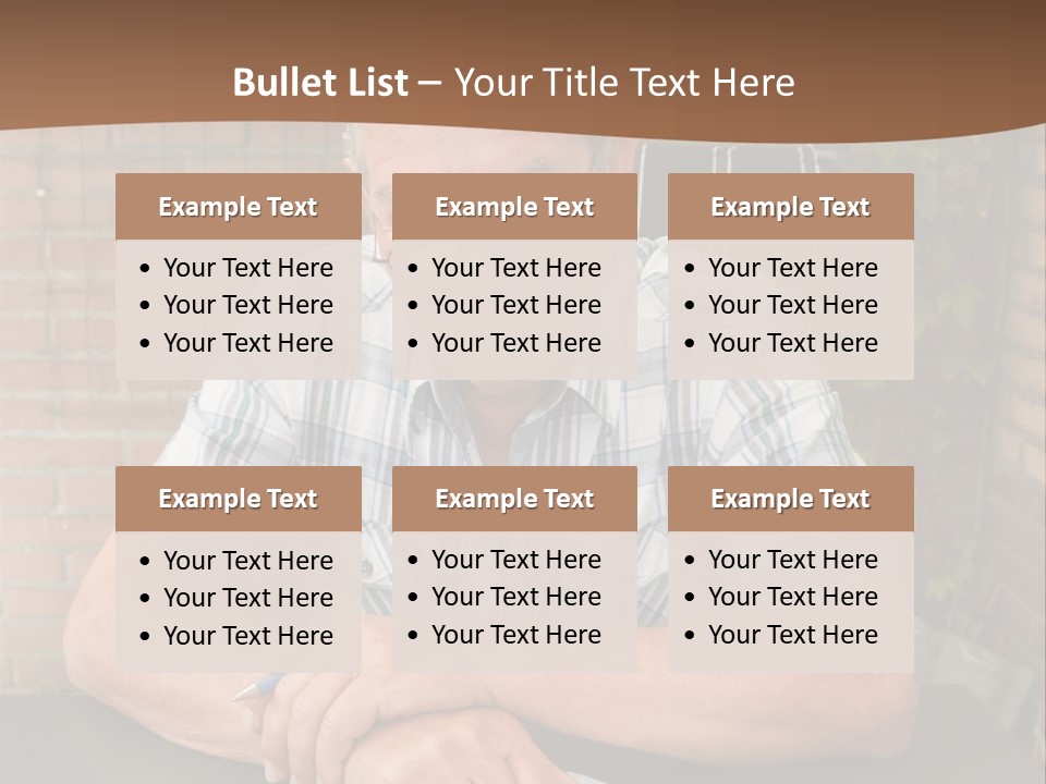 Model Review Correspondence PowerPoint Template