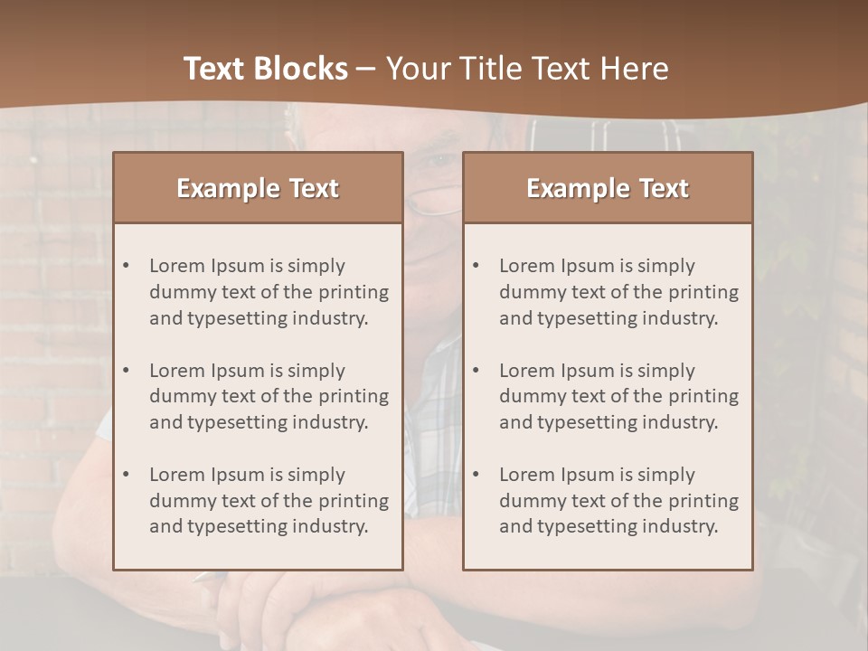 Model Review Correspondence PowerPoint Template