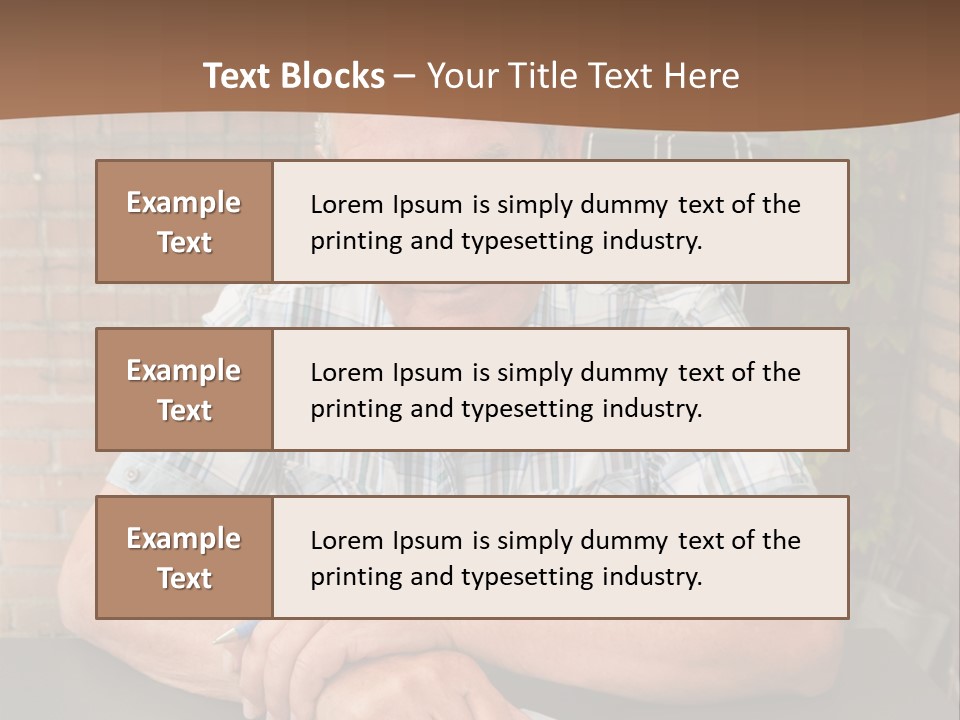 Model Review Correspondence PowerPoint Template
