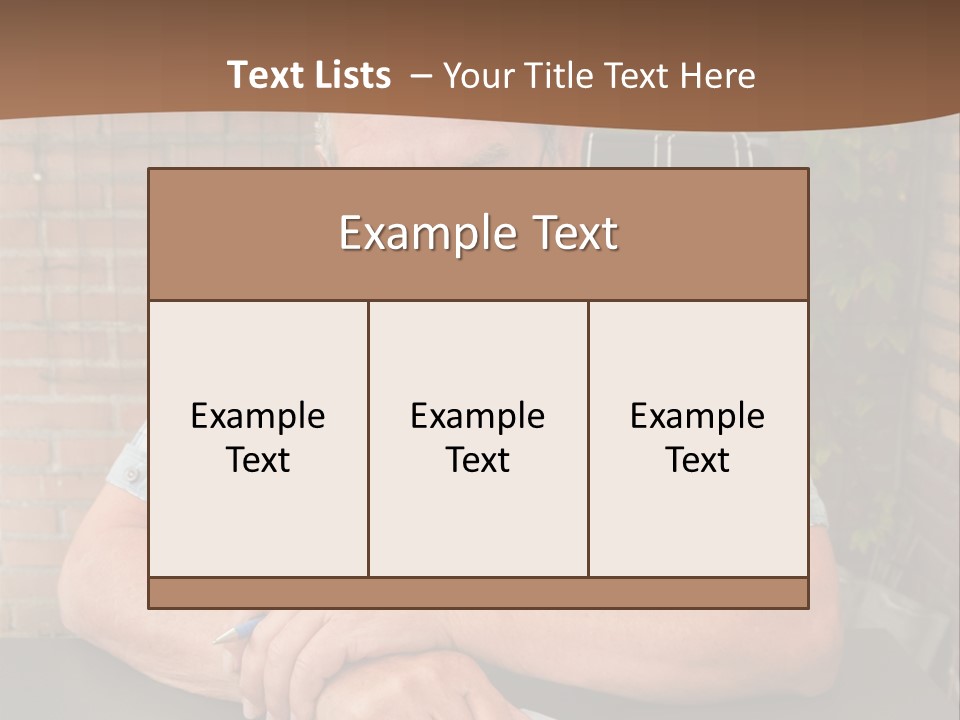 Model Review Correspondence PowerPoint Template