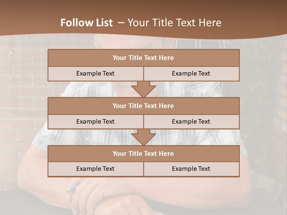 Model Review Correspondence PowerPoint Template