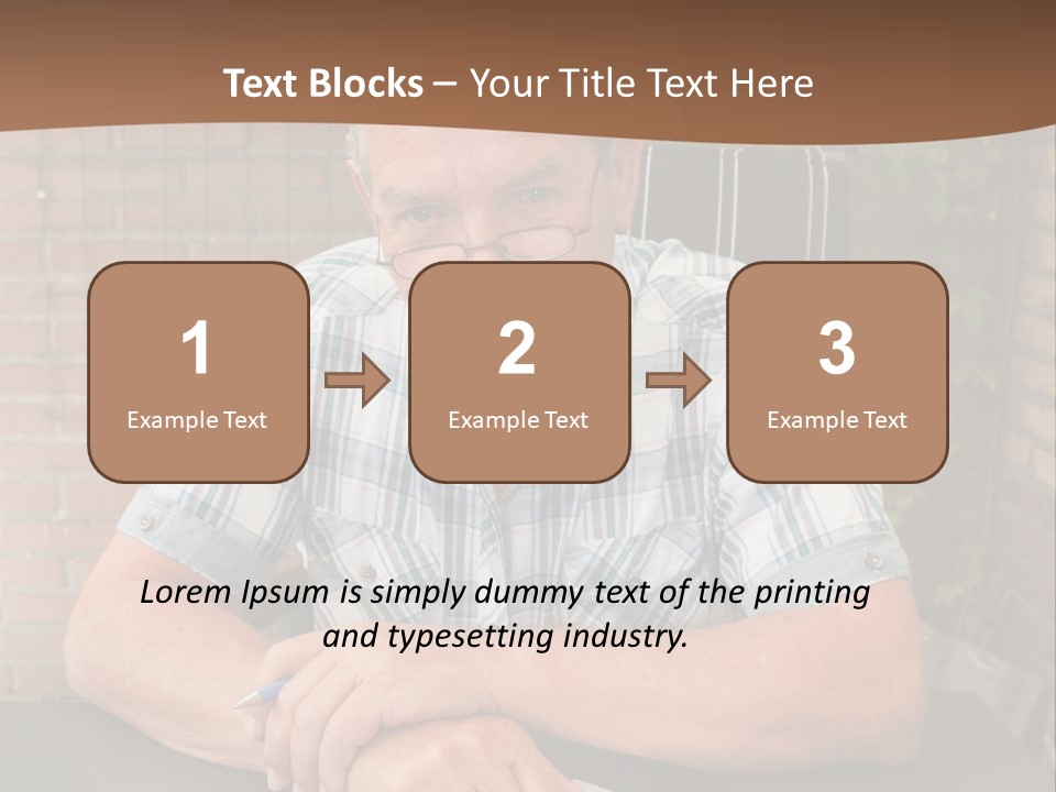 Model Review Correspondence PowerPoint Template