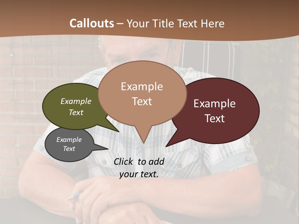 Model Review Correspondence PowerPoint Template