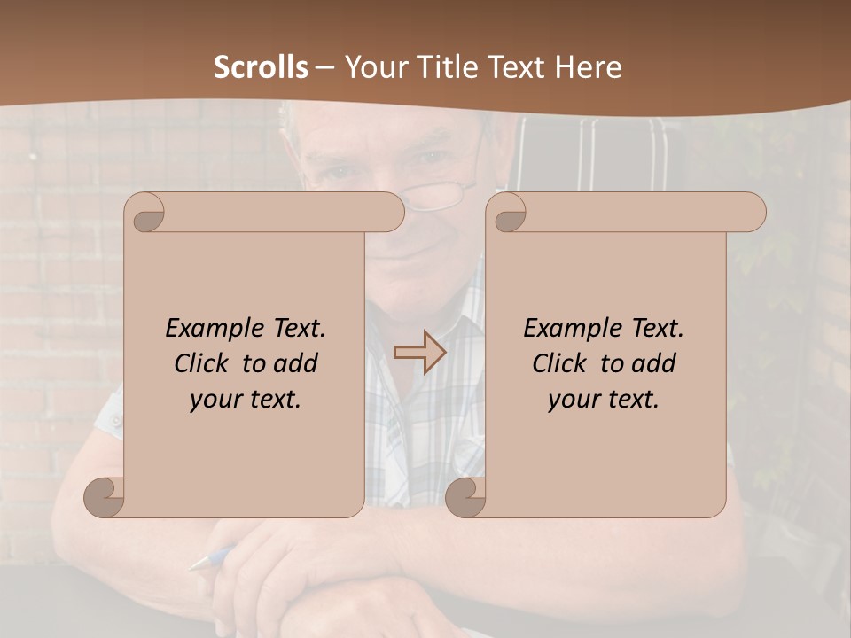 Model Review Correspondence PowerPoint Template