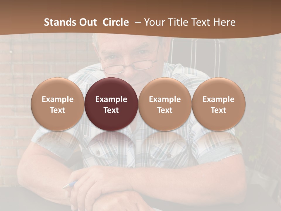 Model Review Correspondence PowerPoint Template