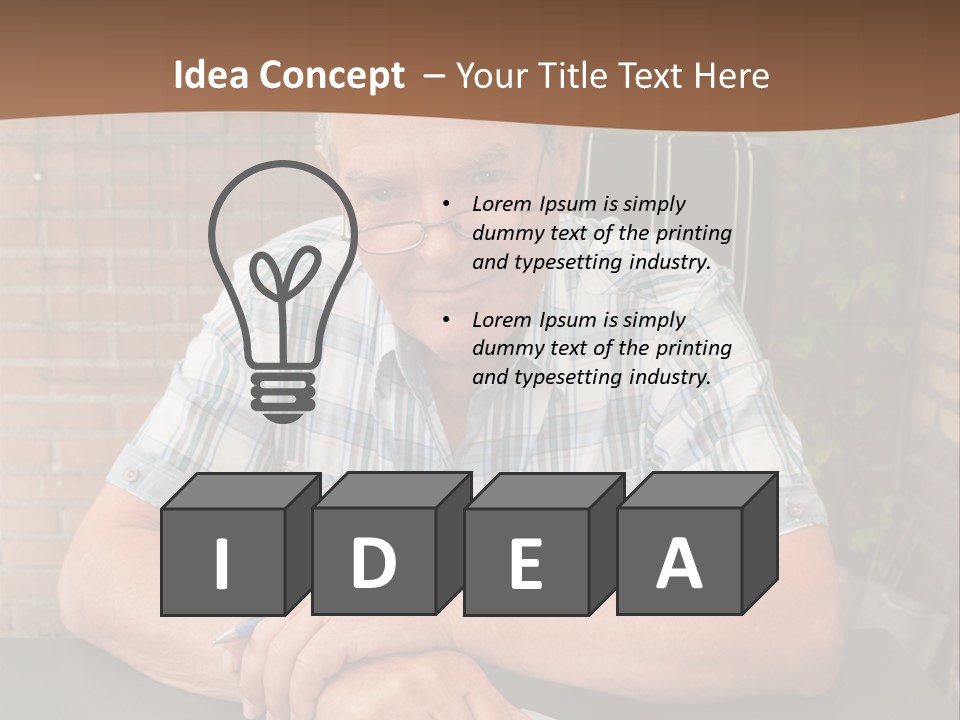 Model Review Correspondence PowerPoint Template