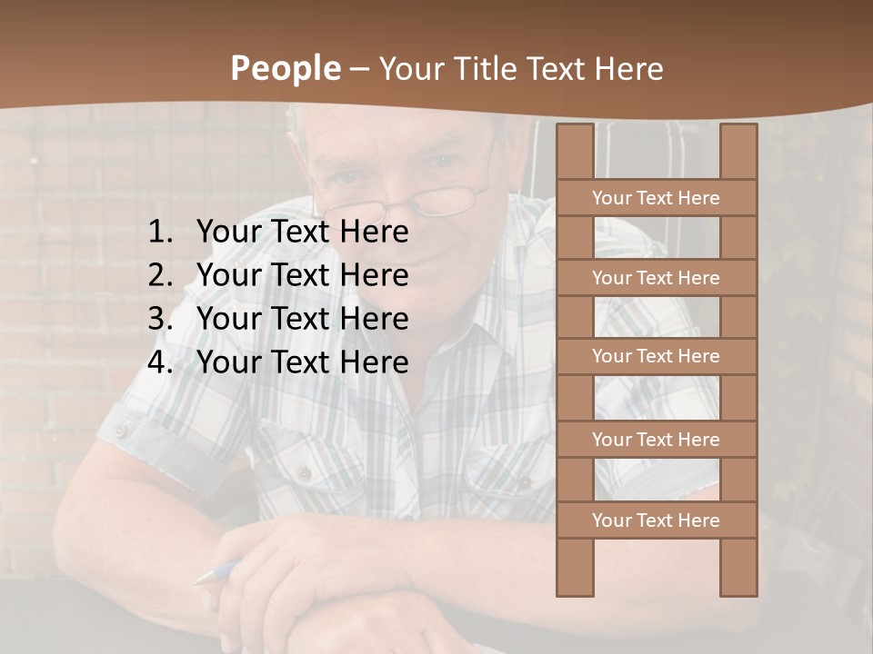 Model Review Correspondence PowerPoint Template