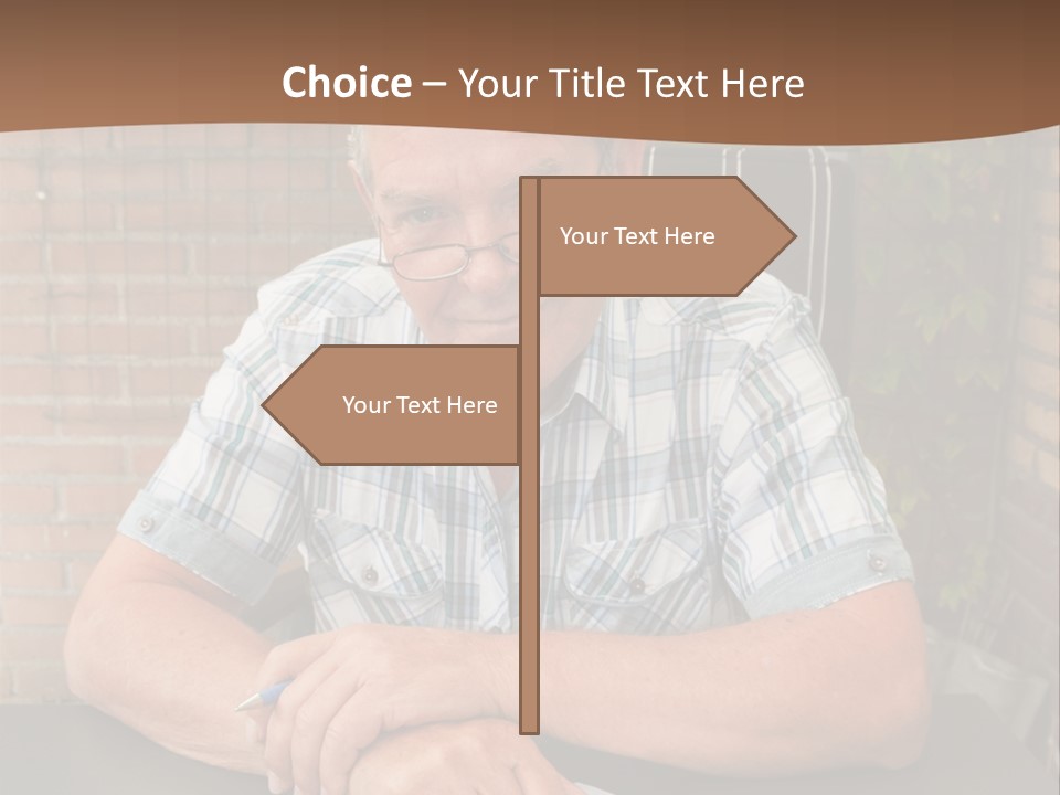 Model Review Correspondence PowerPoint Template
