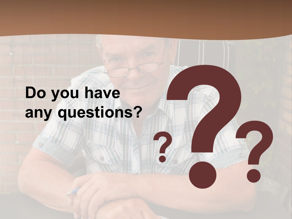 Model Review Correspondence PowerPoint Template