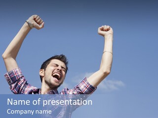 Happy Woohoo Collar PowerPoint Template