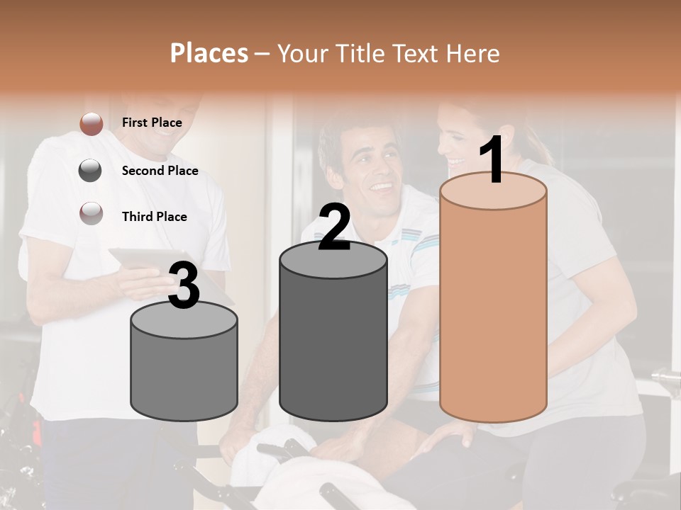 Healthy Gym Male PowerPoint Template