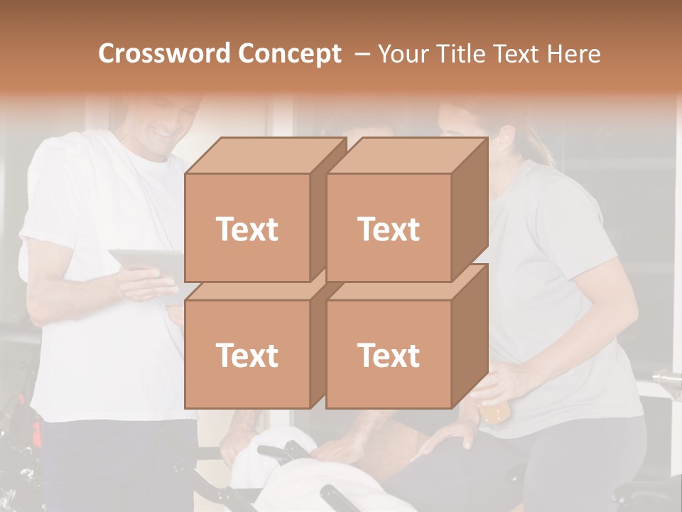 Healthy Gym Male PowerPoint Template