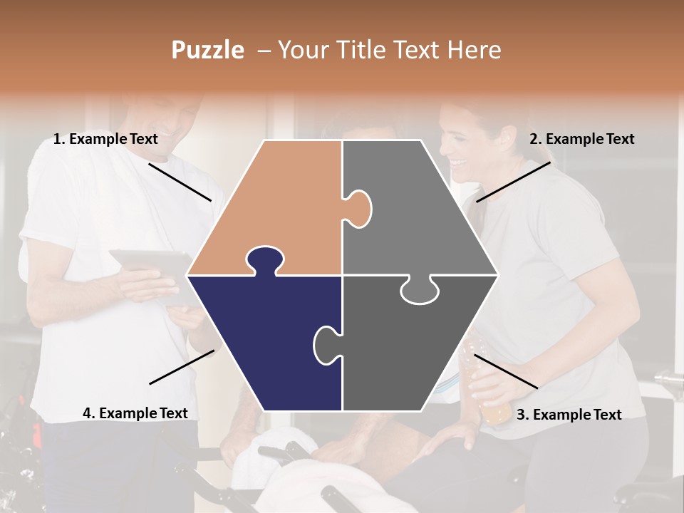 Healthy Gym Male PowerPoint Template