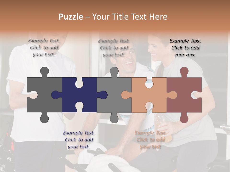 Healthy Gym Male PowerPoint Template