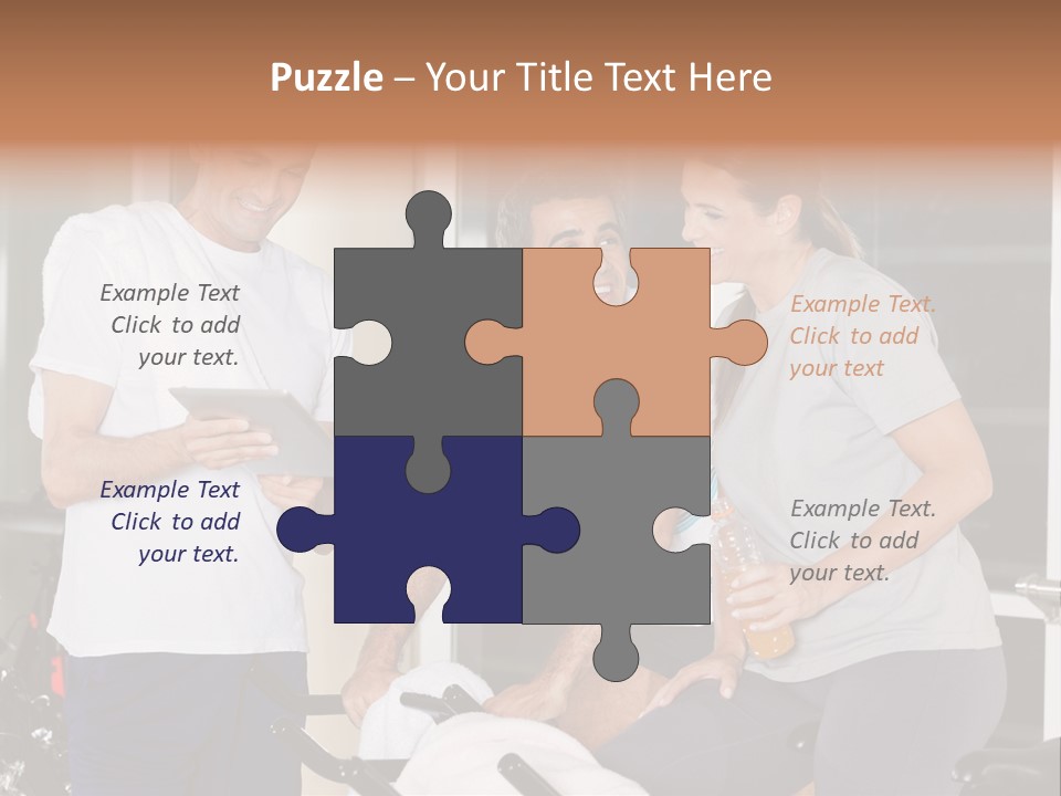 Healthy Gym Male PowerPoint Template